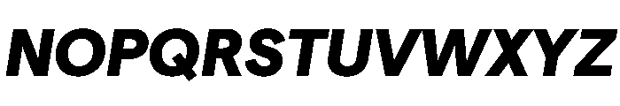 Matter TRIAL XHHeavyItalic Instance Font UPPERCASE