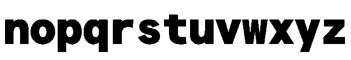 Matter TRIAL XHMonoBlack Instance Font LOWERCASE