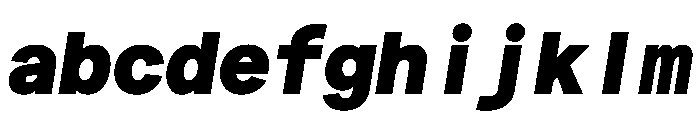 Matter TRIAL XHMonoBlackItalic Instance FONT
