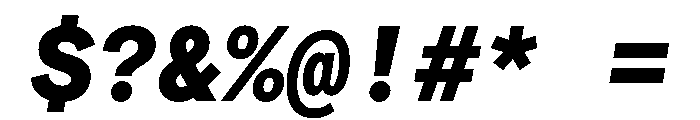 Matter TRIAL XHMonoHeavyItalic Instance Font OTHER CHARS