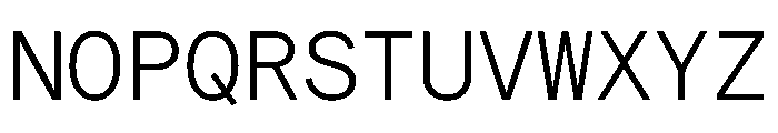 Matter TRIAL XHMonoLight Instance Font UPPERCASE