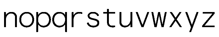 Matter TRIAL XHMonoLight Instance Font LOWERCASE