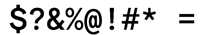 Matter TRIAL XHMonoMedium Instance Font OTHER CHARS