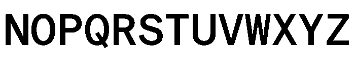 Matter TRIAL XHMonoMedium Instance Font UPPERCASE