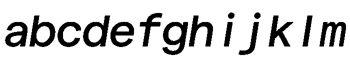 Matter TRIAL XHMonoMediumItalic Instance FONT