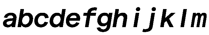 Matter TRIAL XHMonoSemiBoldItalic Instance FONT