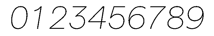 Matter TRIAL XHMonoThinItalic Instance Font OTHER CHARS