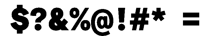 Matter TRIAL XHSemiMonoBlack Instance Font OTHER CHARS