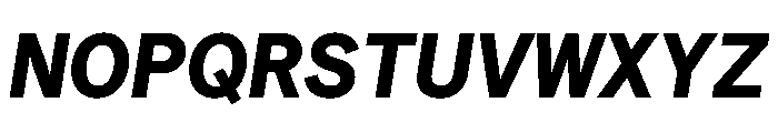 Matter TRIAL XHSemiMonoBoldItalic Instance Font UPPERCASE