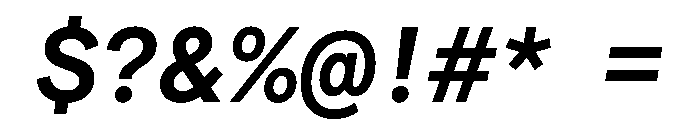 Matter TRIAL XHSemiMonoSemiBoldItalic Instance Font OTHER CHARS
