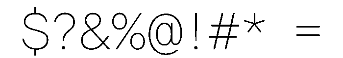 Matter TRIAL XHSemiMonoThin Instance Font OTHER CHARS