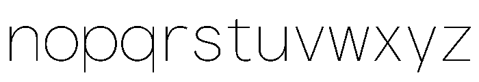 Matter TRIAL XHSemiMonoThin Instance Font LOWERCASE