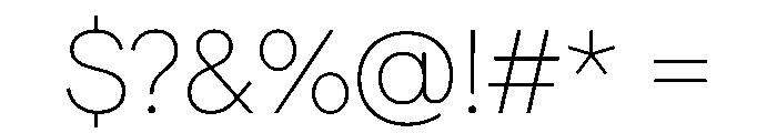 Matter TRIAL XHThin Instance Font OTHER CHARS