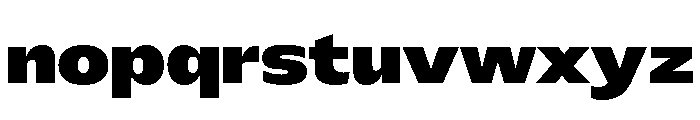 Mattone Black Font LOWERCASE