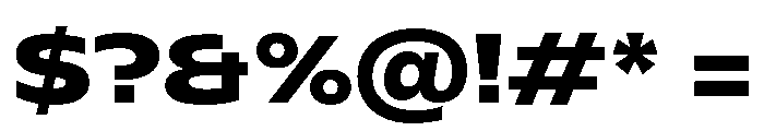 Mattone Bold Font OTHER CHARS
