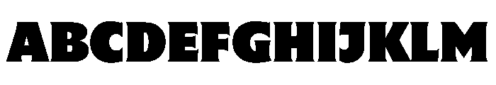 Mausoleum Black Instance Font UPPERCASE