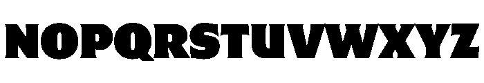 Mausoleum Black Instance Font UPPERCASE