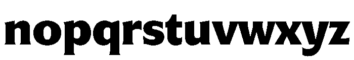 Mausoleum Bold Instance Font LOWERCASE