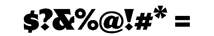 Mausoleum ExtraBold Instance Font OTHER CHARS