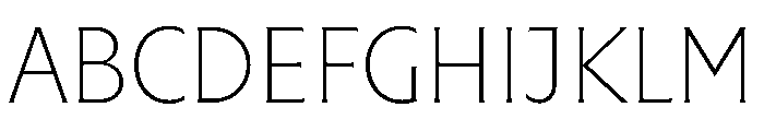 Mausoleum ExtraLight Instance Font UPPERCASE