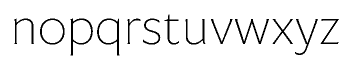 Mausoleum ExtraLight Instance Font LOWERCASE