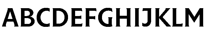 Mausoleum Medium Instance Font UPPERCASE