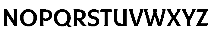 Mausoleum Medium Instance Font UPPERCASE