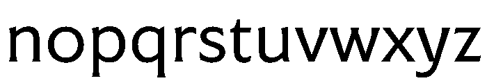 Mausoleum Regular Instance Font LOWERCASE