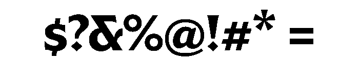 Mausoleum Semibold Instance Font OTHER CHARS