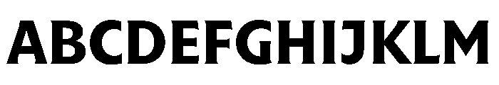 Mausoleum Semibold Instance Font UPPERCASE