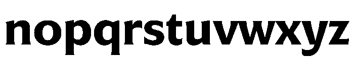 Mausoleum Semibold Instance Font LOWERCASE