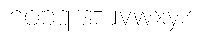 Mausoleum Thin Instance Font LOWERCASE