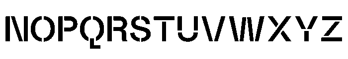 Maxeville BoldConstruct Font UPPERCASE