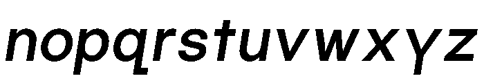 Maxeville BoldItalic Font LOWERCASE