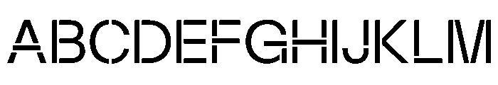 Maxeville Construct Font UPPERCASE