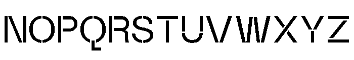 Maxeville Construct Font UPPERCASE