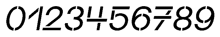 Maxeville ConstructItalic Font OTHER CHARS