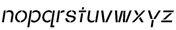 Maxeville ConstructItalic Font LOWERCASE