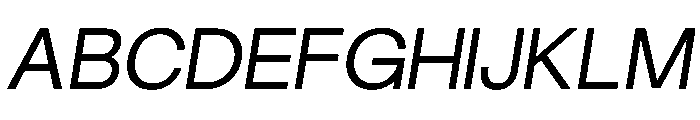 Maxeville RegularItalic Font UPPERCASE