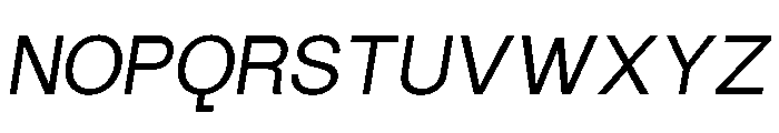 Maxeville RegularItalic Font UPPERCASE