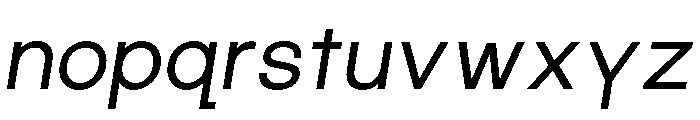 Maxeville RegularItalic Font LOWERCASE