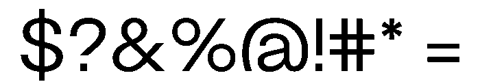 Maxeville Tekst Font OTHER CHARS