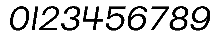 Maxeville TekstItalic Font OTHER CHARS
