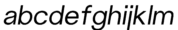 Maxeville TekstItalic FONT