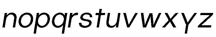 Maxeville TekstItalic Font LOWERCASE