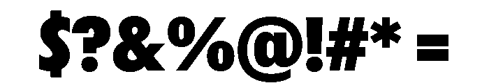 Maxisud Black Font OTHER CHARS