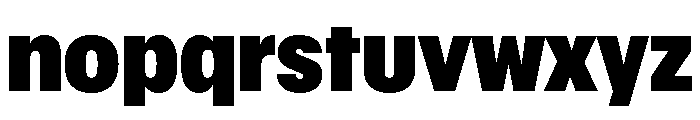 Maxisud Black Font LOWERCASE
