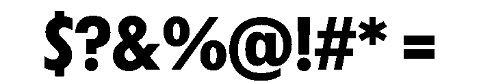 Maxisud Bold Font OTHER CHARS