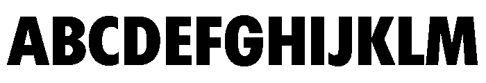 Maxisud Extrabold Font UPPERCASE