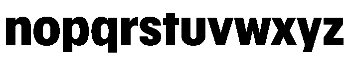 Maxisud Extrabold Font LOWERCASE